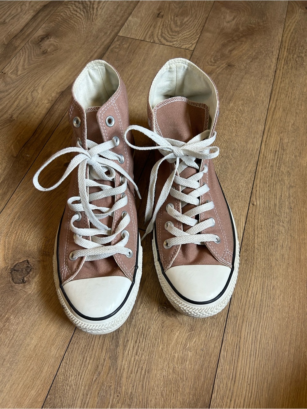 Converse High Tops in Dusty Rose